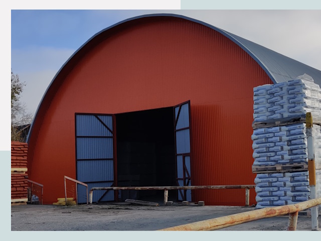 Полукруглые ангары по цене от 609 руб. в Озёрск