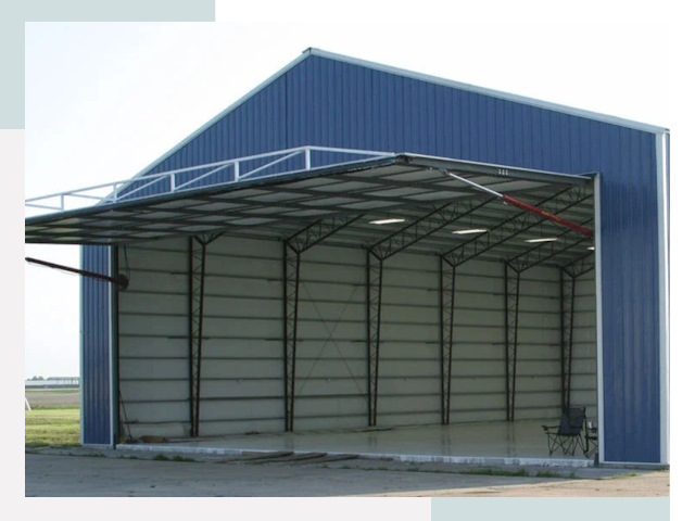 Прямо стенные ангары в Озерске