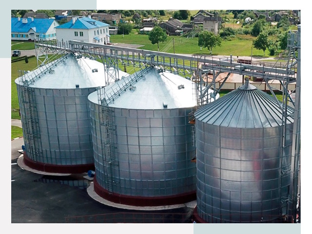 Металлические силосы в Озерске