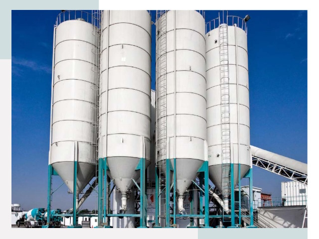 Строительство цементных силосов в Озерске