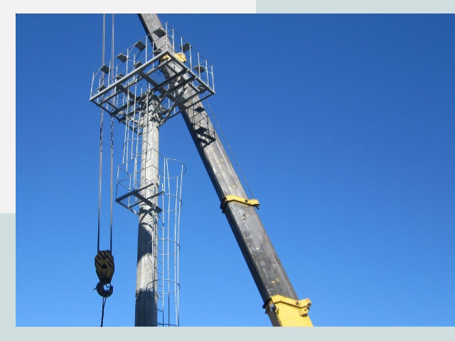 Монтаж осветительных мачт в Озёрск от 609 руб.