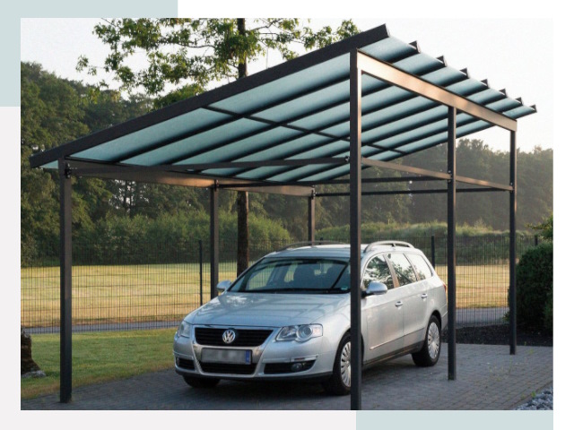 Навесы для автомобилей в Озерске