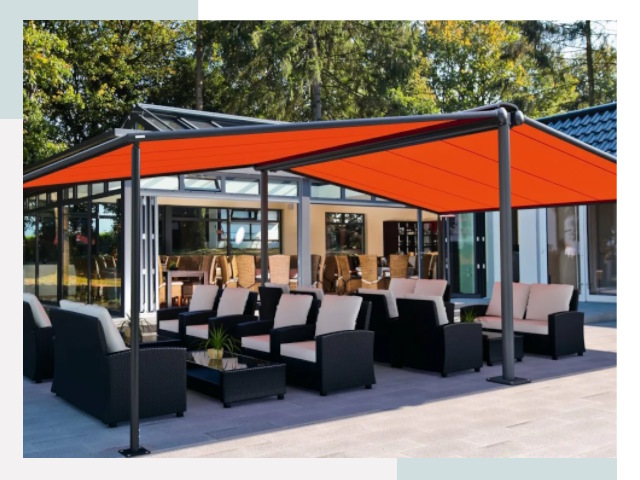 Навесы для кафе и ресторанов в Озерске