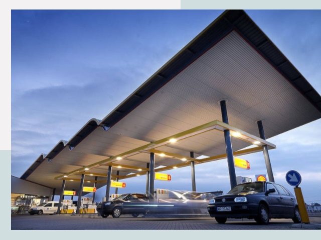 Навесы для АЗС в Озёрск от 609 руб. - Защита и комфорт