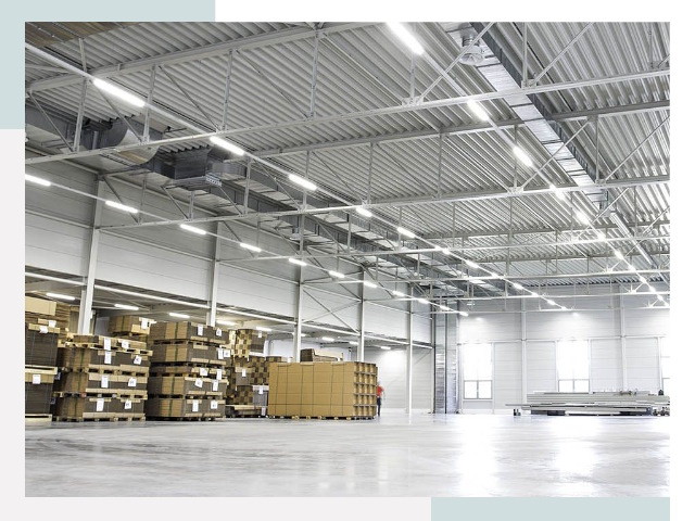 Освещение ангаров в Озерске