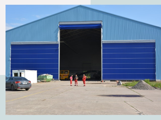 Ангарные ворота в Озёрск от СтальСтрой-Озр по цене 609 руб.