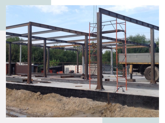 Фундамент для ангаров в Озерске