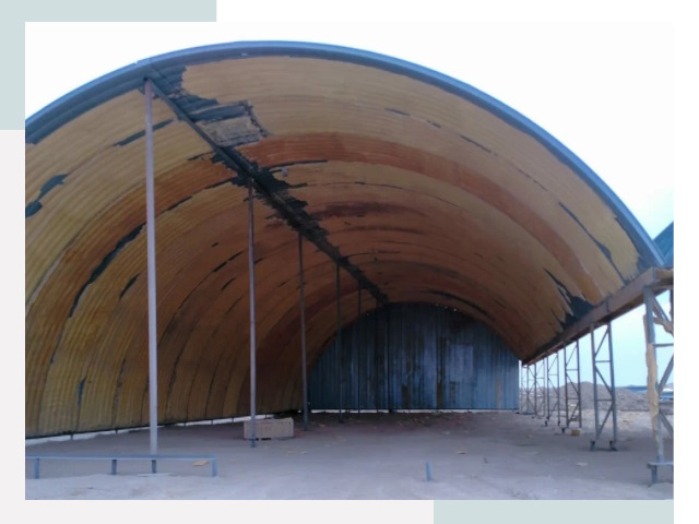 Реконструкция ангаров в Озерске