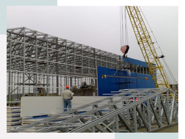 Монтаж ангаров в Озерске