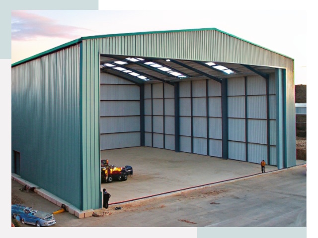 Строительство ангаров в Озерске